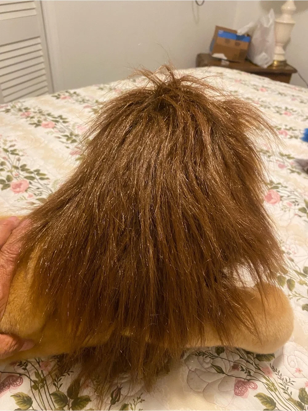 Plush Lion Douglas -The Cuddle Toy Brown and Golden Mane